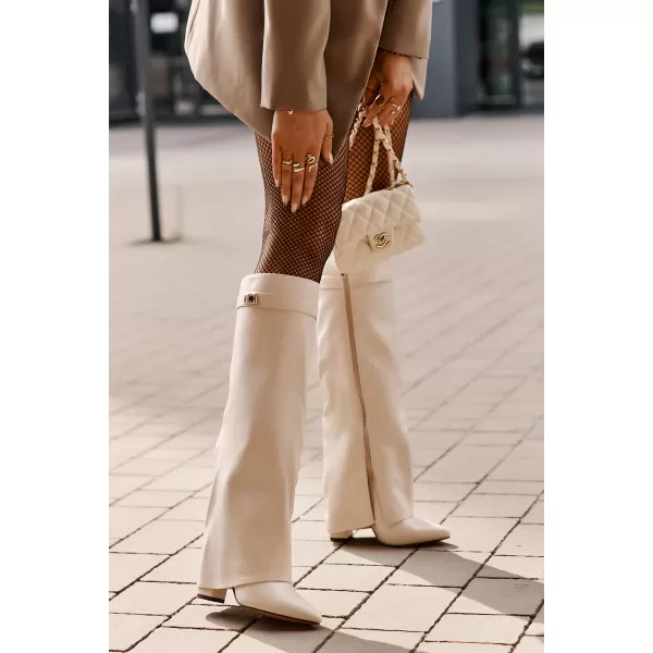  Dámské kozačky BOTO 52200/CLS-296 LIGHT BEIGE 
