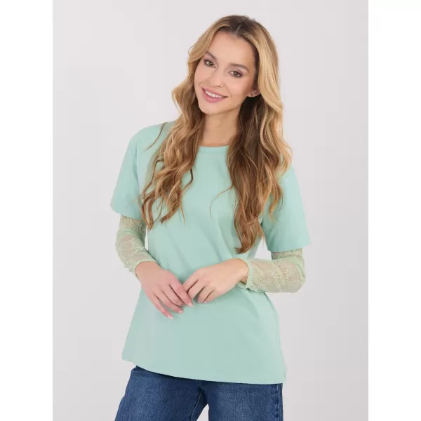  Dámské triko ITALY MODA MI-BZ-4227.61 PISTACHIO 