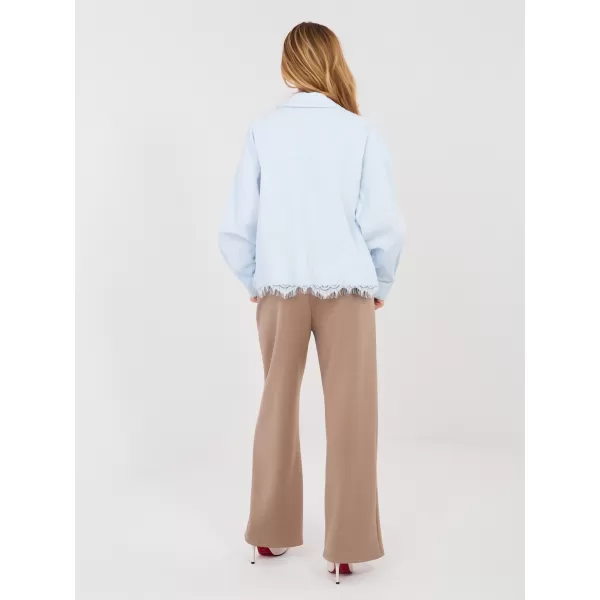  Dámské kalhoty RUE PARIS MI-SP-K104.14 DARK BEIGE 