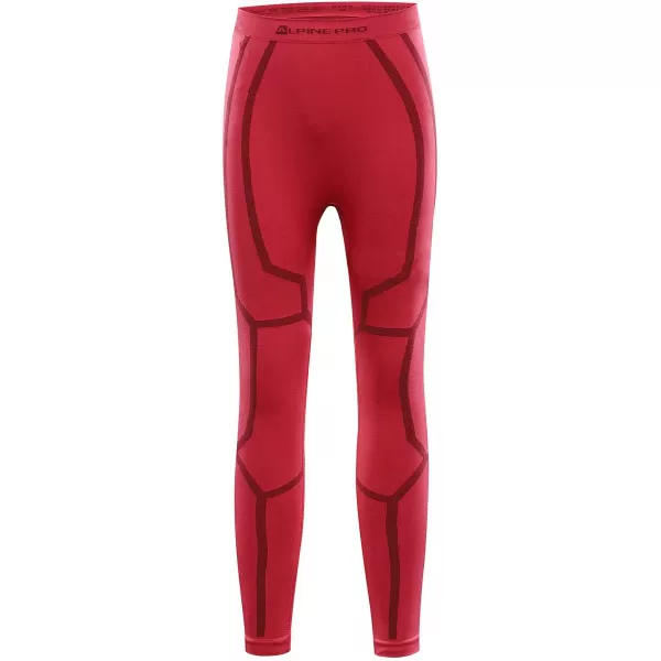  Dětské termo kalhoty ALPINE PRO LESSO 2 RASPBERRY 