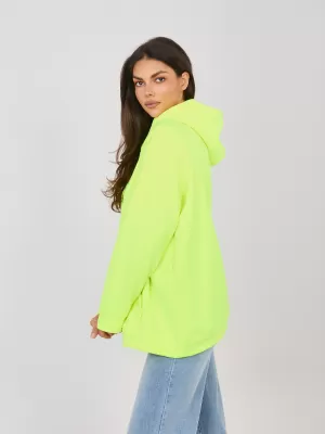 Dámská mikina RUE PARIS RV-BL-A1034.30 FLUO YELLOW