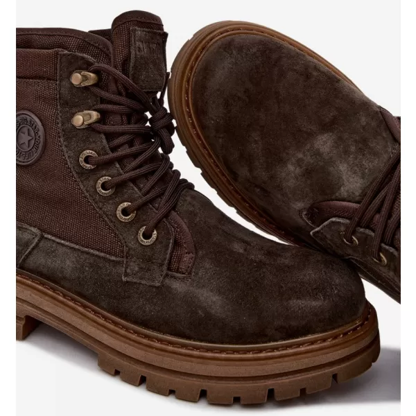  Pánské boty BIG STAR SHOES UU174254 BROWN/BEIGE SHADOWS 