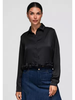 Dámská košile OMBRE OW-SH-E0059 BLACK
