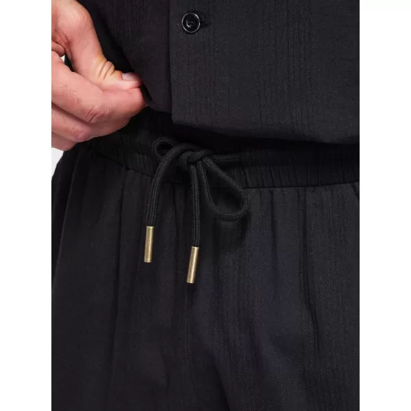  Pánské kalhoty OMBRE OM-PACP-0312 BLACK 