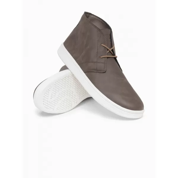  Pánské kotníkové boty OMBRE OM-FOCS-0162 DARK BROWN 