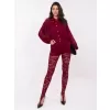 Dámské kalhoty ITALY MODA MI-SP-K87.55 BURGUNDY