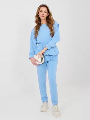 Dámský komplet RUE PARIS IT-KMPL-22239.03 LIGHT BLUE