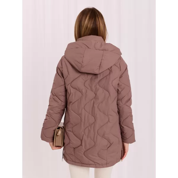  Dámská bunda FACTORY PRICE MBM-KR-2319.32 BROWN 