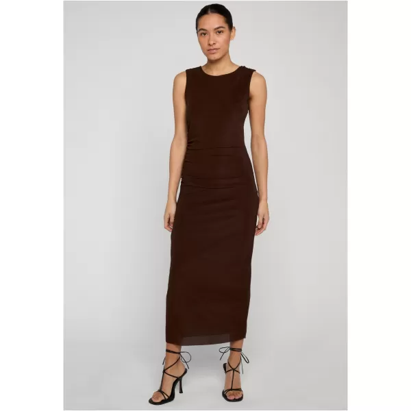  Dámské šaty URBAN CLASSICS TB8183 BROWN 