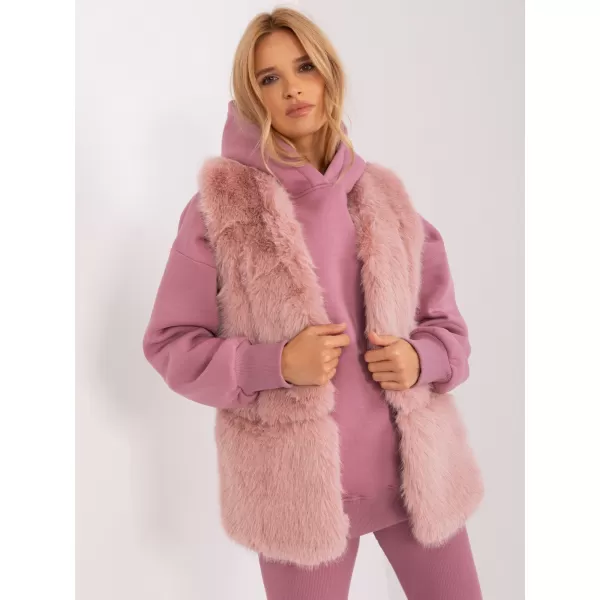  Dámská vesta WOOL FASHION ITALIA AT-KZ-2368.00P BRIGHT PINK 
