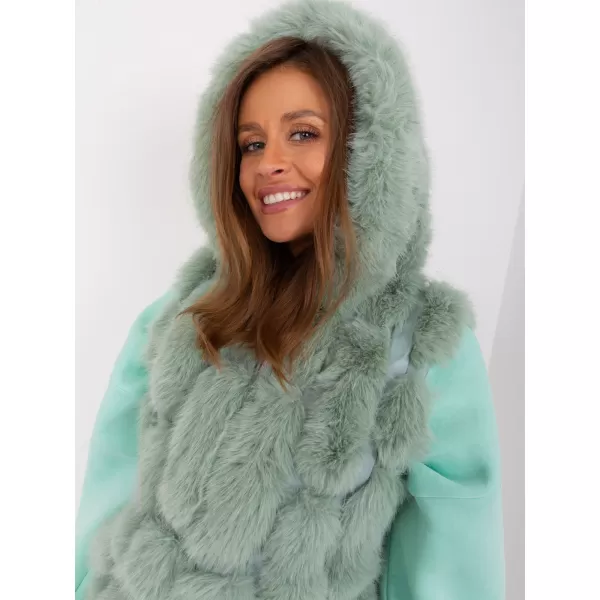  Dámská vesta WOOL FASHION ITALIA AT-KZ-2379.96P PISTACHIO 