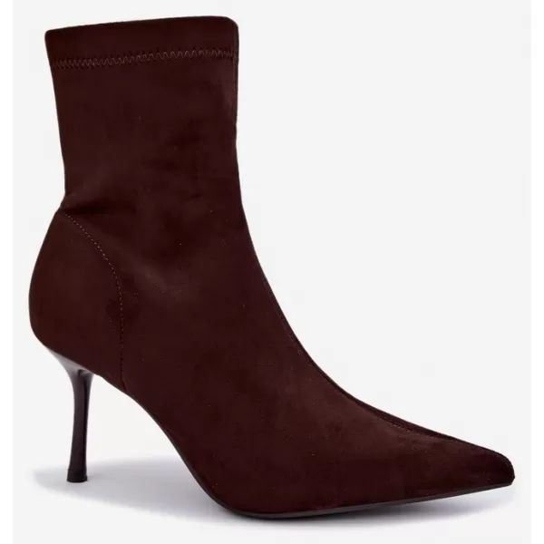  Dámské kotníkové boty BOTO MM-42 CHOCOLATE 
