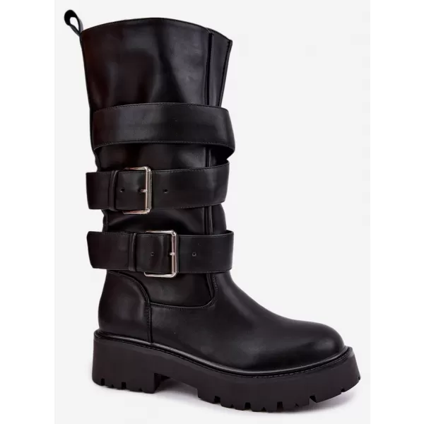  Dámské kozačky BOTO LQ-179 BLACK 