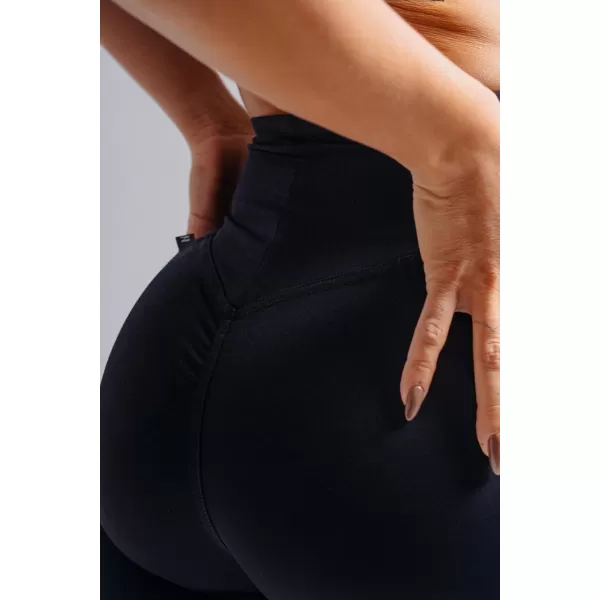  High-waist šortky s kapsami NEBBIA PRIMAL 858 BLACK 