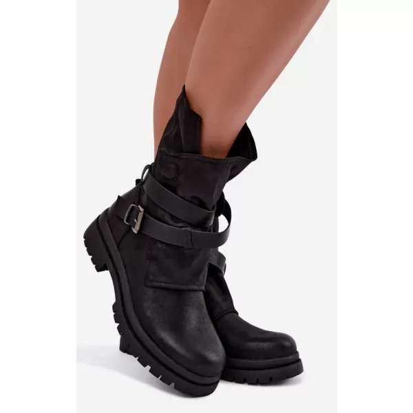  Dámské kotníkové boty BOTO 5268 BLACK 