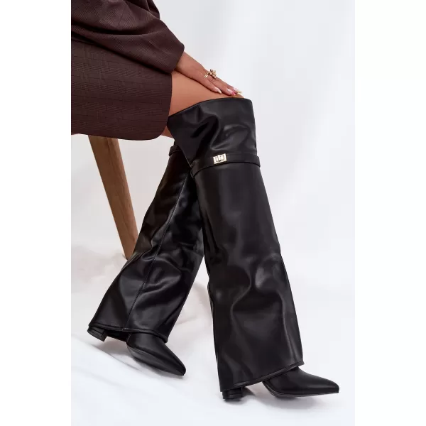  Dámské kozačky BOTO CLS-593 BLACK 