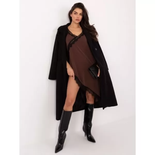  Dámské šaty ITALY MODA MI-SK-62478.26 BROWN 