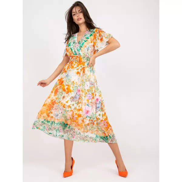  Dámské šaty ITALY MODA DHJ-SK-15967-1.01P ORANGE 