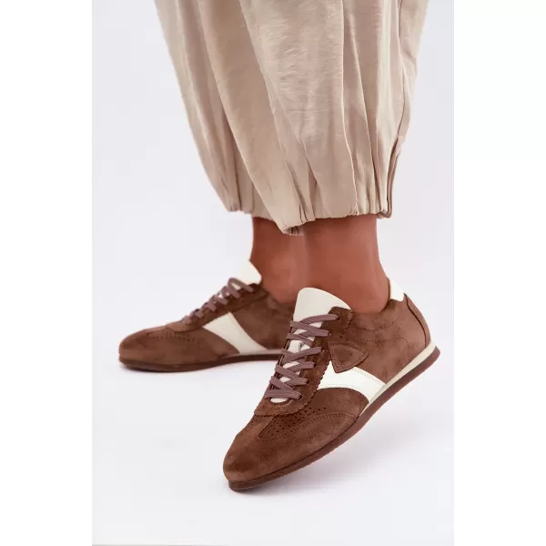  Dámské tenisky ZAZOO N1412/772/1098 MOCHA 