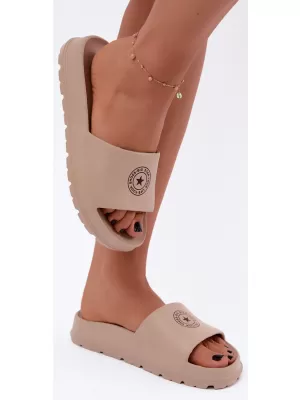 Dámské pantofle BIG STAR SHOES UU274074 SHADES OF BROWN AND BEIGE