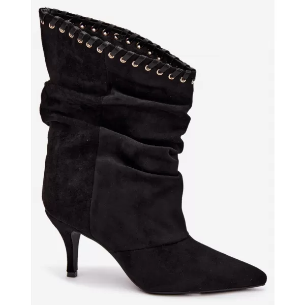 Dámské kotníkové boty BOTO 2568A BLACK 