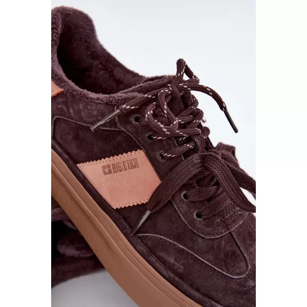  Dámské tenisky BIG STAR SHOES UU274770 BROWN/BEIGE SHADOWS 