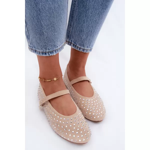  Dámské baleríny BOTO 9748 BEIGE 