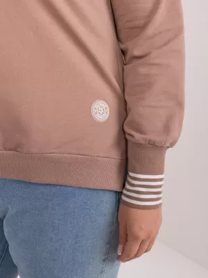 Dámská halenka RELEVANCE RV-BZ-9145.02 DARK BEIGE