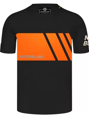 Pánské funkční cyklo tričko NORDBLANC MUD NBSMF8083 ORANŽOVÁ