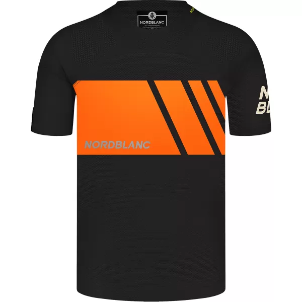  Pánské funkční cyklo tričko NORDBLANC MUD NBSMF8083 ORANŽOVÁ 