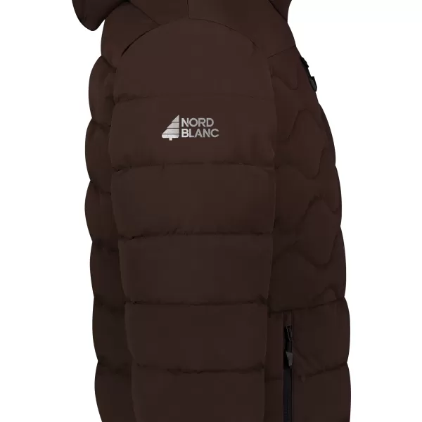  Pánská zimní bunda NORDBLANC ARETE WJM8387 HNĚDÁ 