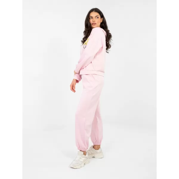  Dámská tepláková souprava RUE PARIS IT-KMPL-22181.30 BRIGHT PINK 