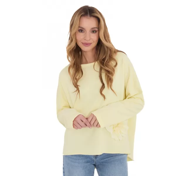  Dámská halenka FACTORY PRICE IT-BZ-6694.69 BRIGHT YELLOW 