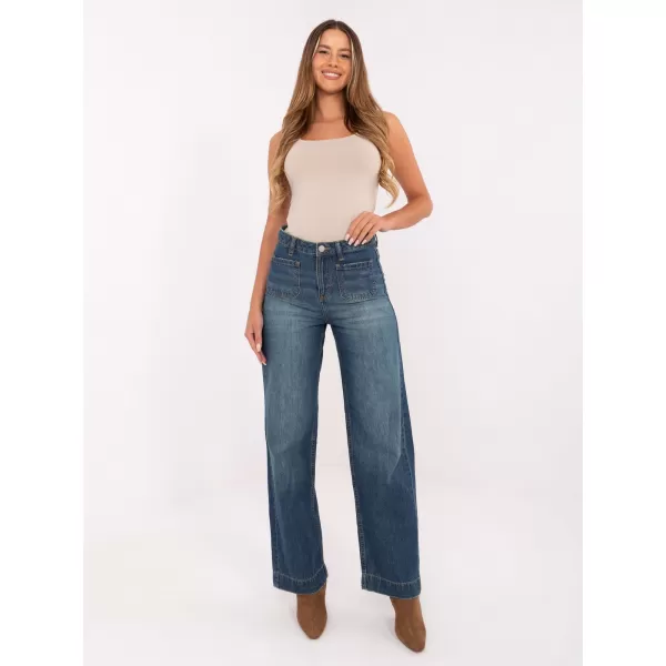  Dámské kalhoty SUBLEVEL D80018BB62456D285 DARK BLUE 