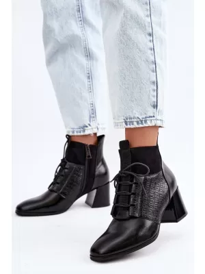 Dámské kotníkové boty VINCEZA 58670 BLACK