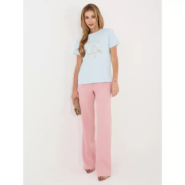  Dámské tričko ITALY MODA IR-TS-R2766.60 LIGHT BLUE 