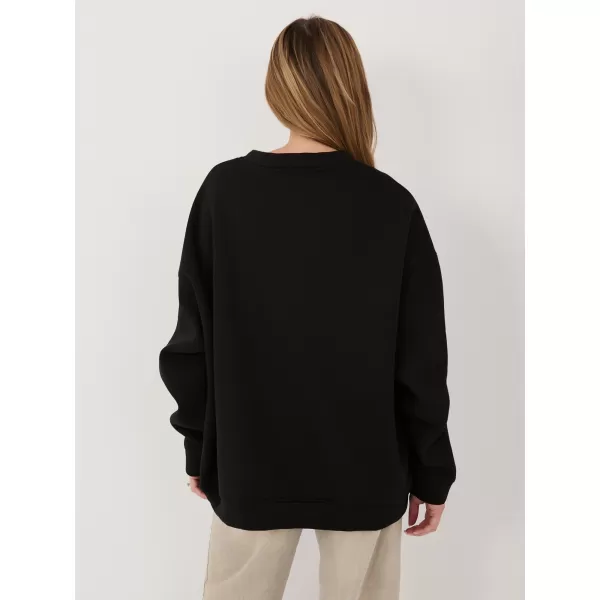  Dámská mikina RUE PARIS RV-BL-A1080.47 BLACK 