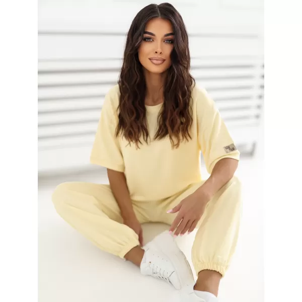  Dámský komplet RUE PARIS RV-KMPL-A1290.94 BRIGHT YELLOW 