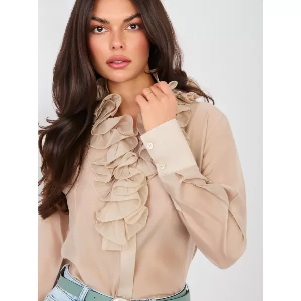  Dámská košile FACTORY PRICE IT-KS-22310.16P BEIGE 