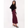 Dámské kalhoty RUE PARIS IT-SP-FL9068.96 BURGUNDY