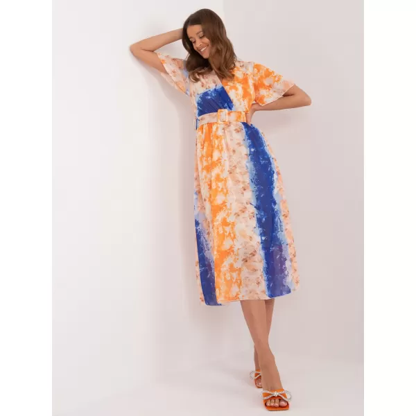 Dámské šaty ITALY MODA DHJ-SK-15967-2.86 ORANGE 