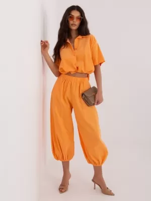 Dámské kalhoty ITALY MODA IT-SP-FL10309-1.02 BRIGHT ORANGE