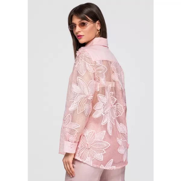  Dámská košile LARICA OW-SH-E0048 PINK 
