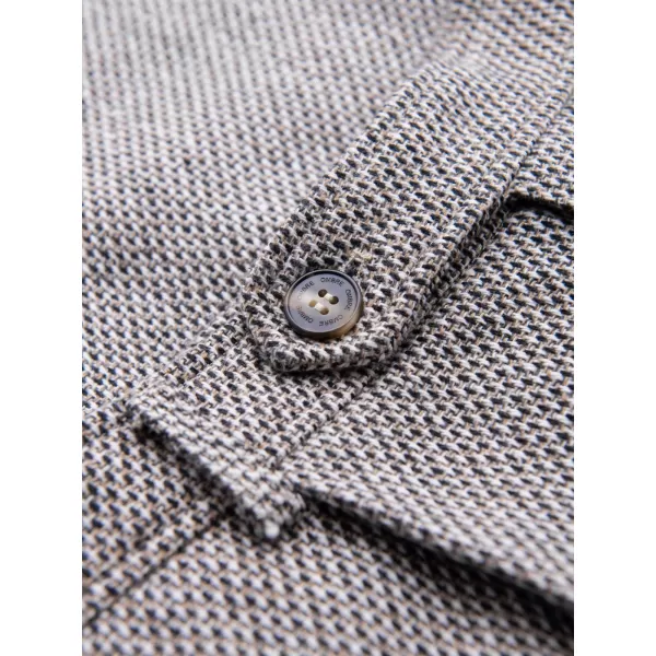  Pánské kalhoty OMBRE OM-PACP-0315 BROWN MELANGE 