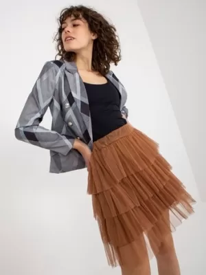 Dámská sukně OCH BELLA TW-SD-BI-0517.84 LIGHT BROWN