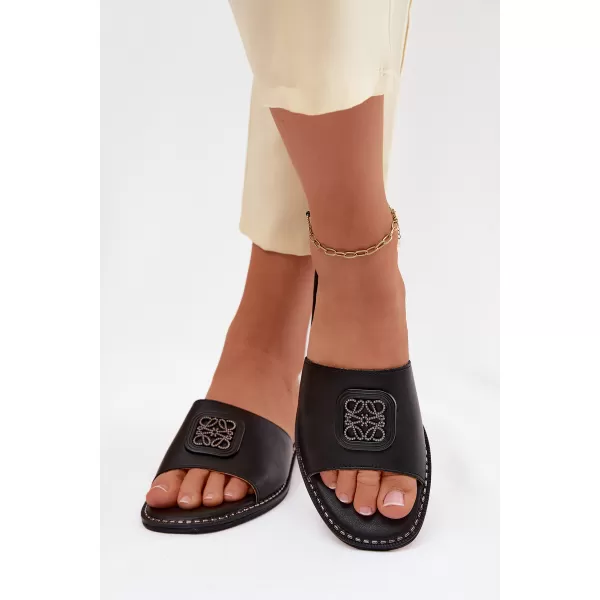  Dámské pantofle S.BARSKI KV61-6019 BLACK 