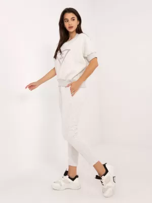 Dámský set MY RED LIPS EM-KMPL-786.30 LIGHT GREY
