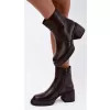 Dámské kotníkové boty D&A CR62-3369 DARK BROWN
