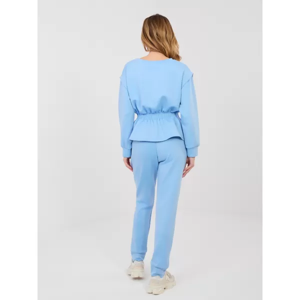  Dámský komplet RUE PARIS IT-KMPL-22239.03 LIGHT BLUE 