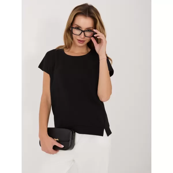  Dámská halenka RUE PARIS RV-BZ-8837.67 BLACK 